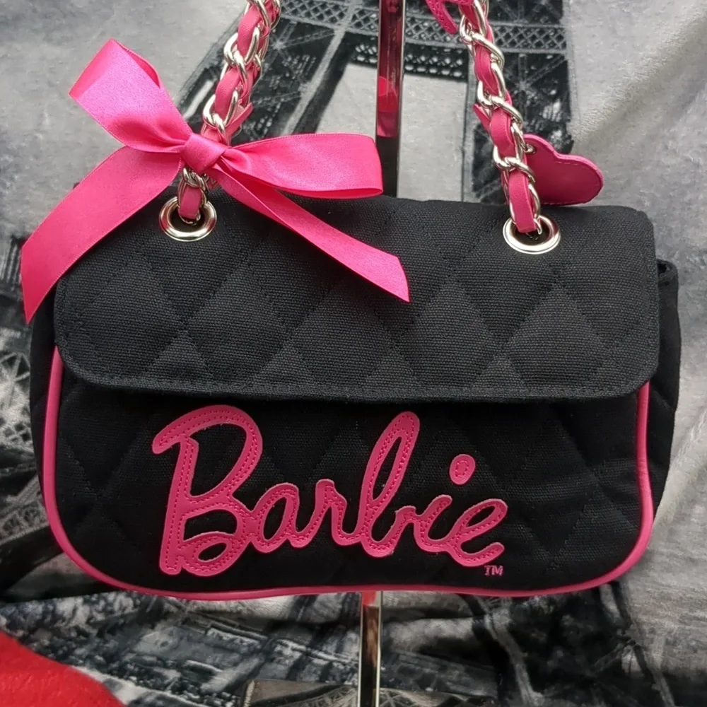 Barbie bag pink and black